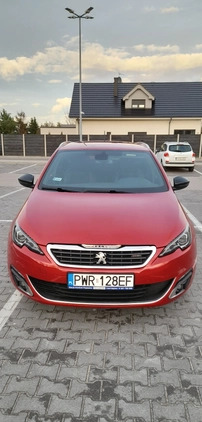 Peugeot 308 cena 40000 przebieg: 85200, rok produkcji 2015 z Września małe 67